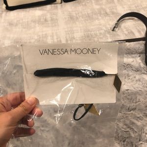 Vanessa Mooney Black Suede Long Choker